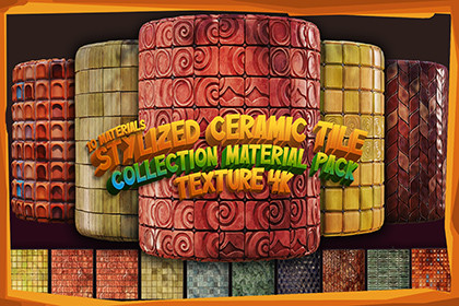 Stylized Ceramic Tiles Collection Materials