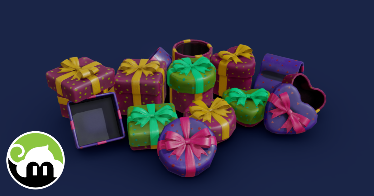 Gift Texture Unity Giftboxes Pack | 3D Interior | Unity Asset Store