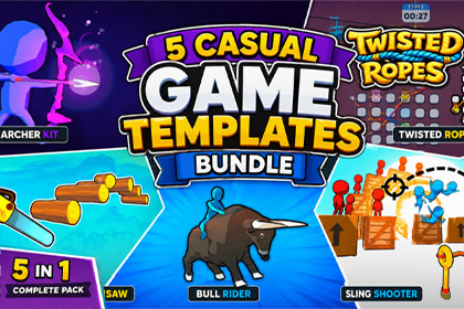 5 Casual Game Templates - Bundle