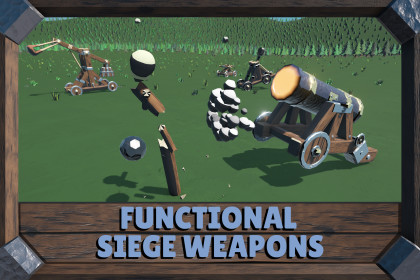 Stylized Functional Siege Weapons: Ready, Aim, Fire!