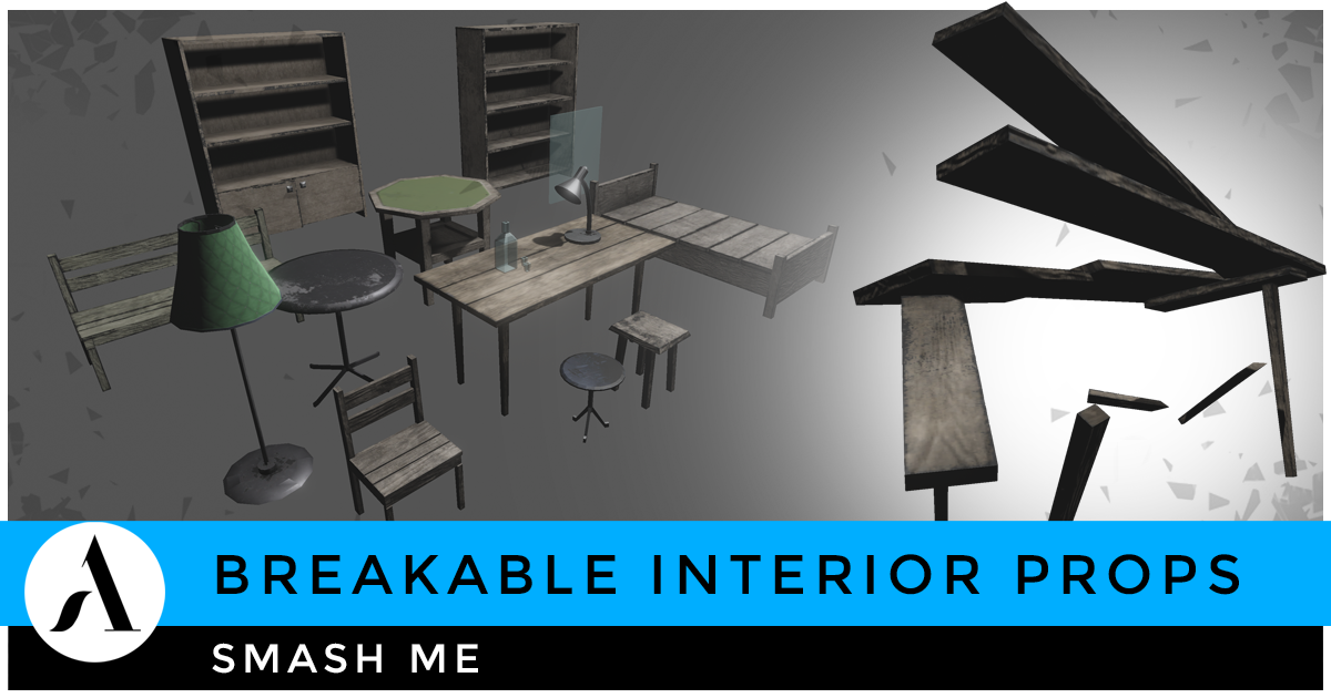 Breakable Interior Props | 3D Interior | Unity Asset Store