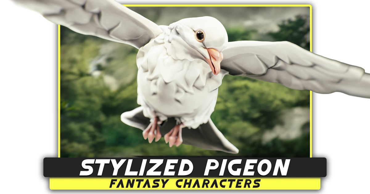 White Pigeon - Flying System - Bird Behavior | Characters | Unity Asset ...