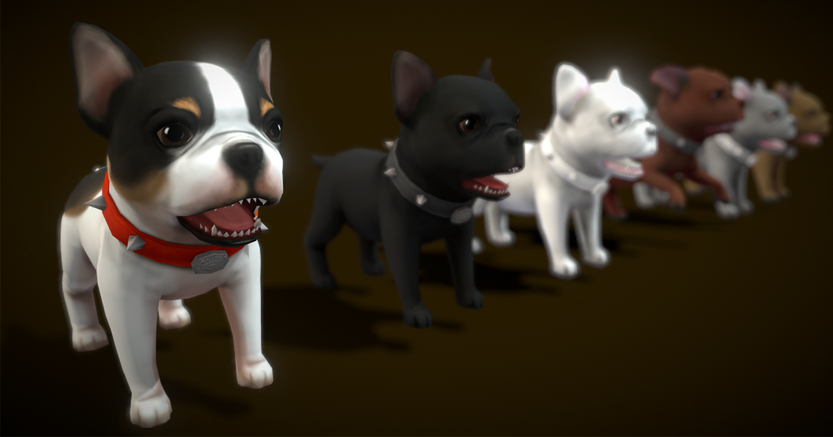 Unity Chain Dog DogCollections | 3D Animals | Unity Asset Store