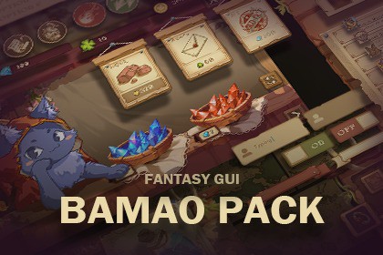 Bamao Pack : Fantasy GUI ( With PSD )