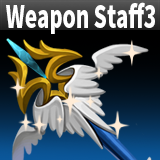 Fantasy Wizard Weapon Staff 03 Set Pack