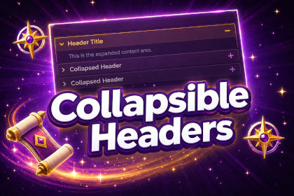Collapsible Headers