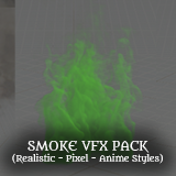 Realistic - Pixelated - Anime Smoke Vfx Pack