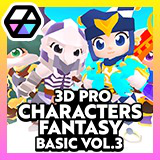 3D Characters Pro - Fantasy Basic Vol.3