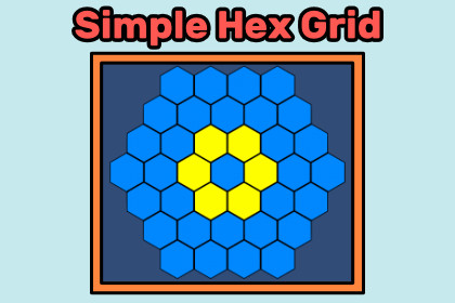Simple Hexagonal Grid System