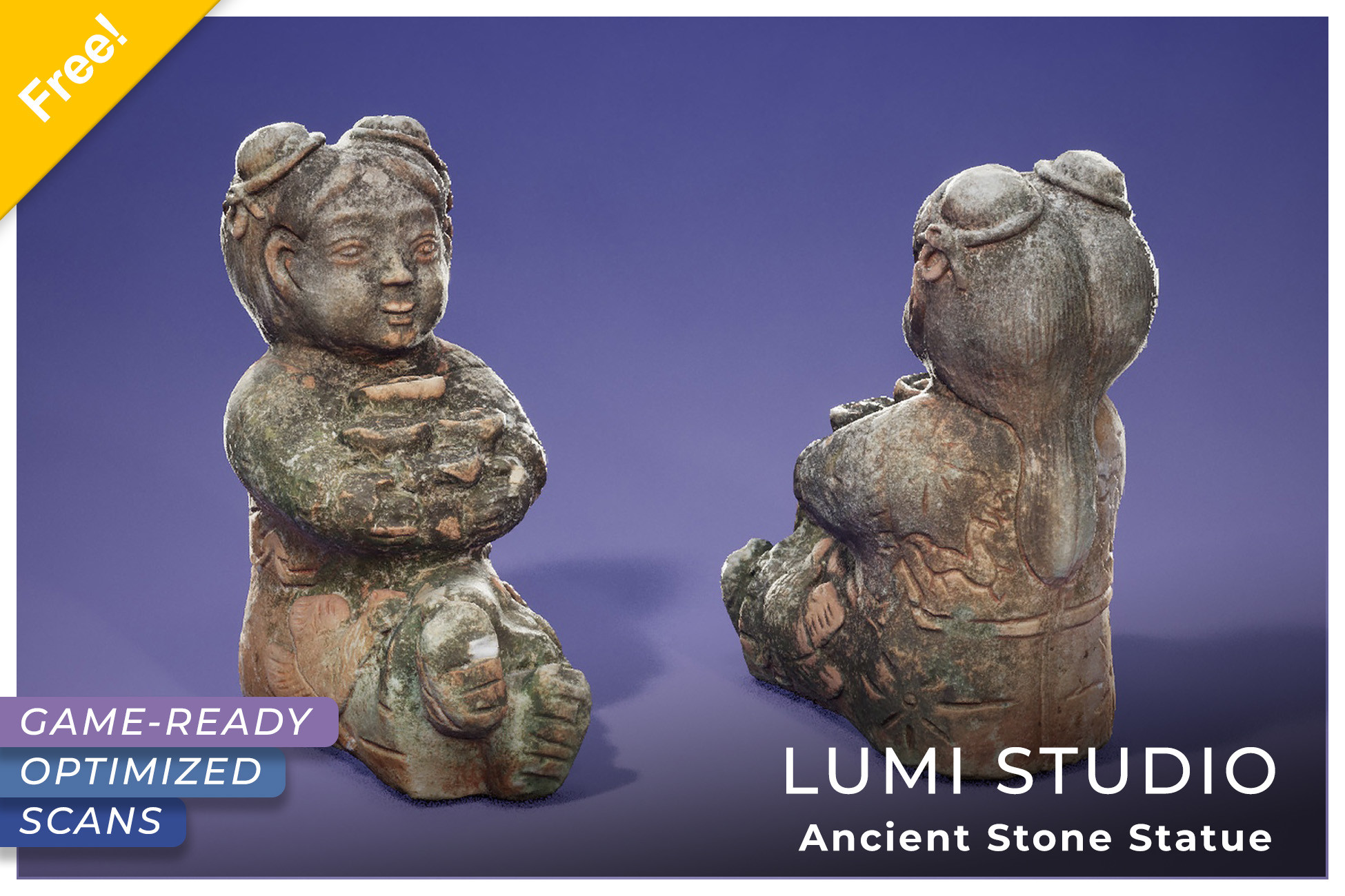 Ancient Textures Unity Ancient Stone Statue | 3D Props | Unity Asset Store
