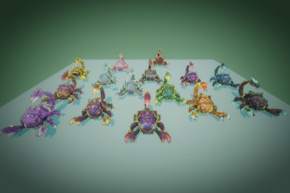 Scori - Stylized Fantasy Monster (Rig + Animation) – PixeliusVita