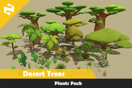 Plants Pack - Desert Trees