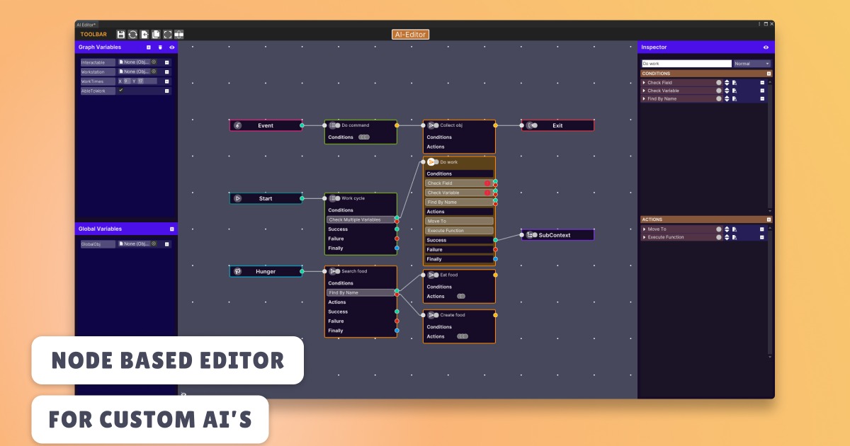 Ultimate AI Editor | Behavior AI | Unity Asset Store
