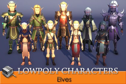 LowpolyCharacters_Elves