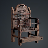 Wooden Torture Chair