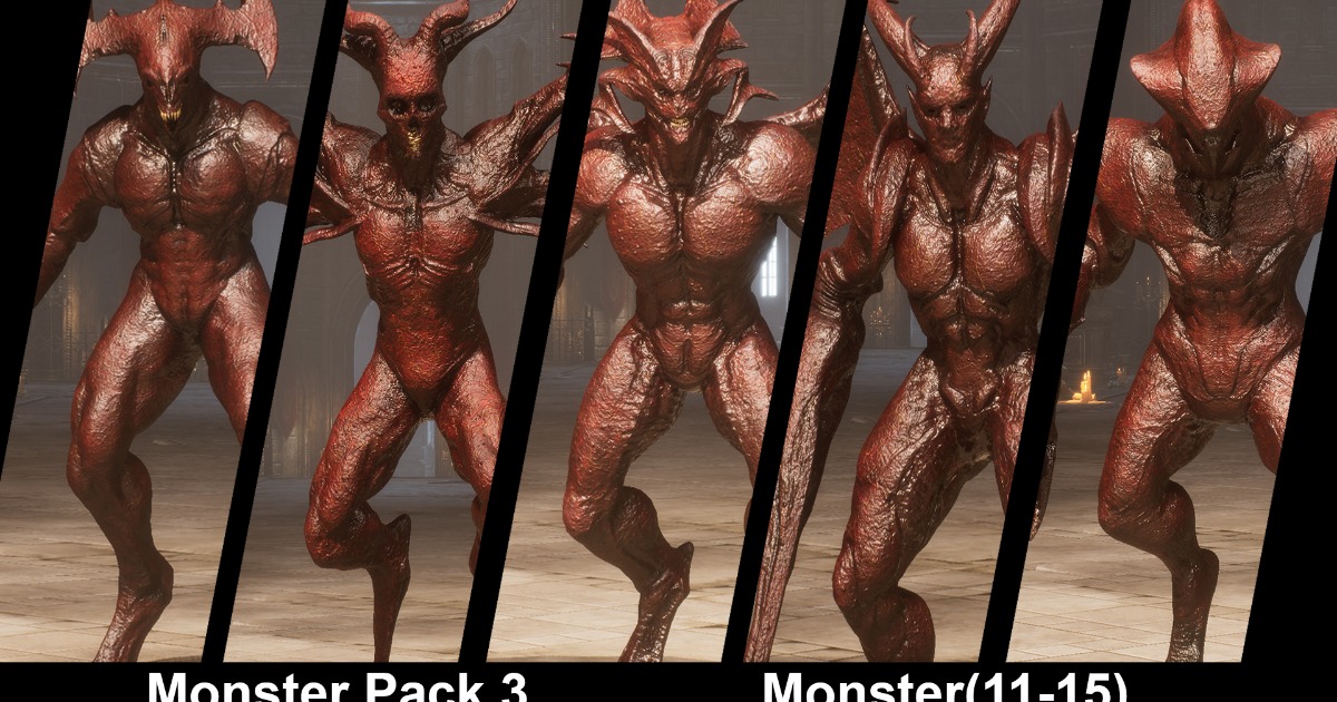 Monster_Pack3 | 3D Creatures | Unity Asset Store