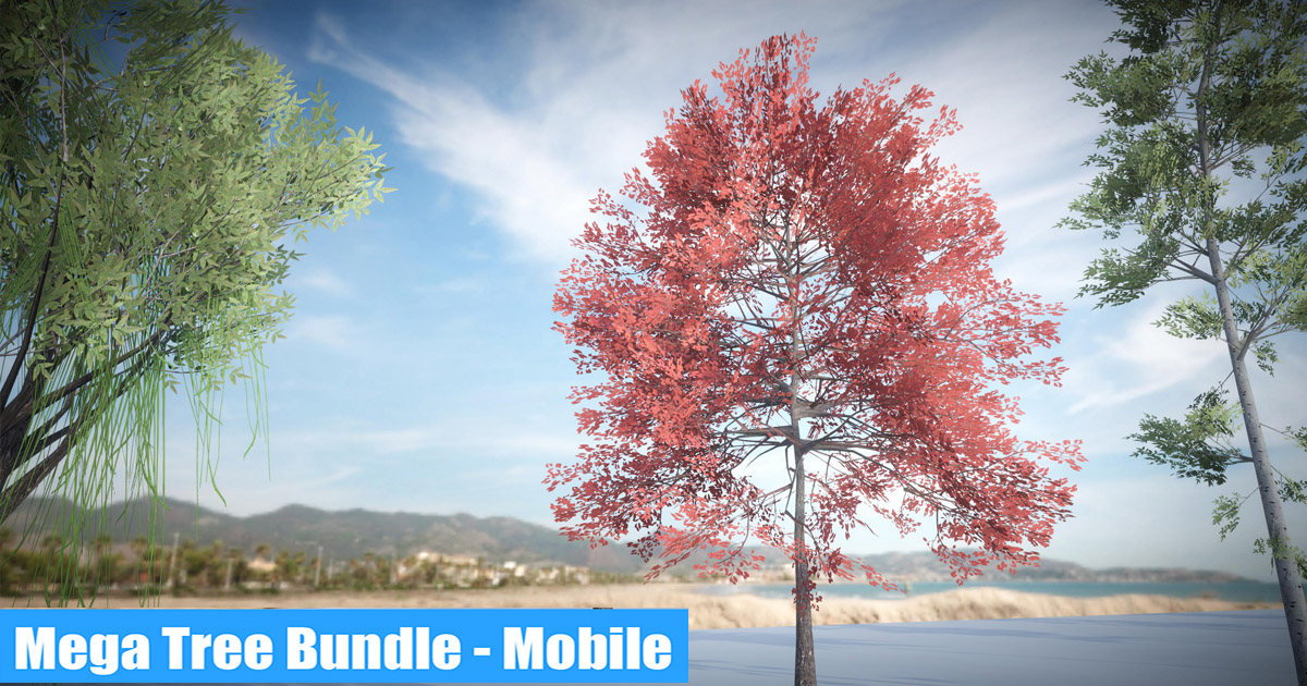Tree Bundle Mega Tree Bundle (Mobile) | 3D Trees | Unity Asset Store