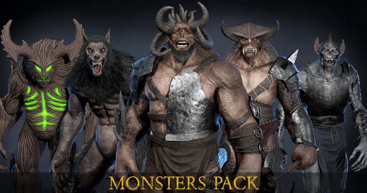 Monsters Pack Bundle | Characters | Unity Asset Store