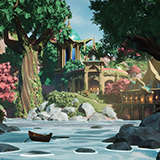 Stylized Elven Valley