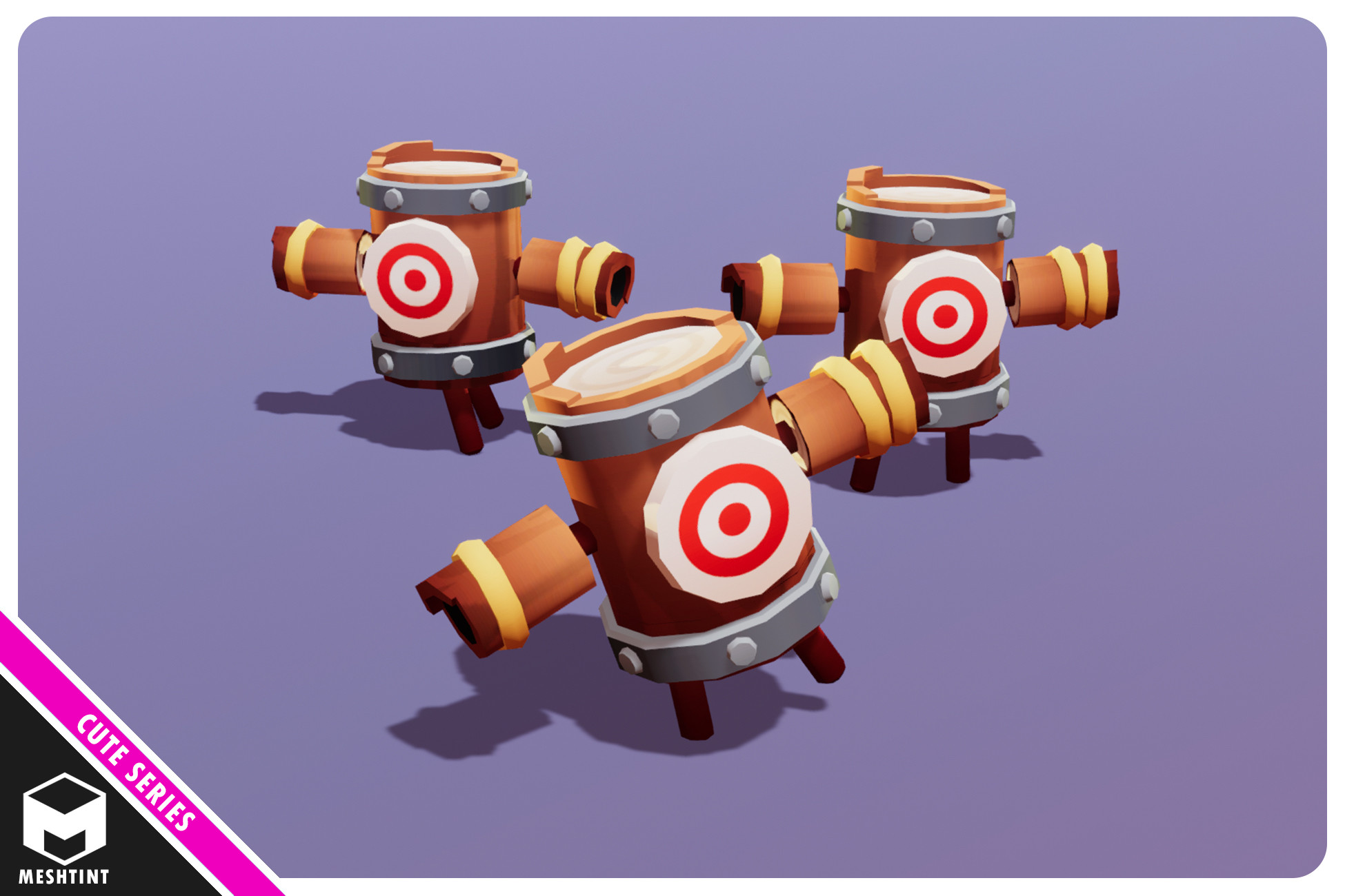Target Dummy Cute Series 3D Creatures Unity Asset Store