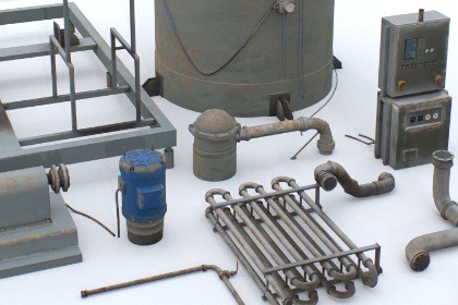 Old industrial props pack 1