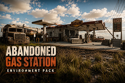 Abandoned Gas Station Environment Pack