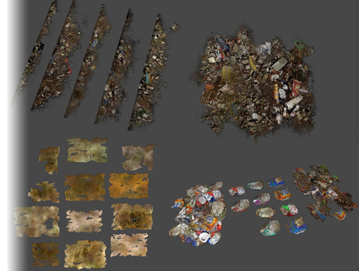 Multiple Decal Trash Packs | 3D Exterior | Unity Asset Store