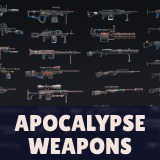Apocalypse Weapons - Low Poly 3D Models Pack