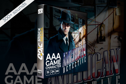 AAA Game Character American Detective