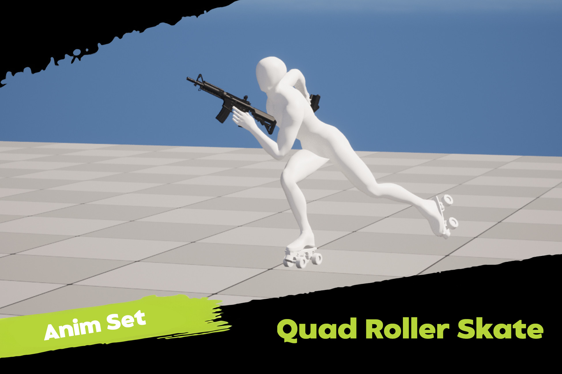 Quad Roller Skate Anim Set