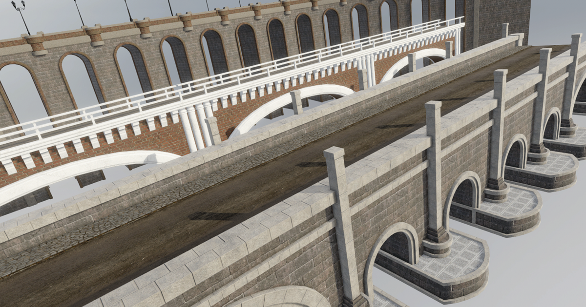 Modular Bridges | 3D Exterior | Unity Asset Store