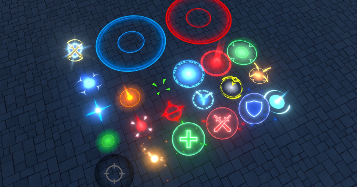Map Track Markers Mega Pack VFX Particles Unity Asset Store