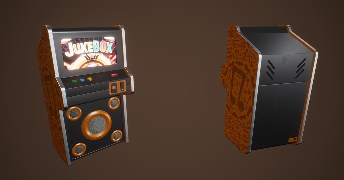 Jukebox Machine | 3D Electronics | Unity Asset Store