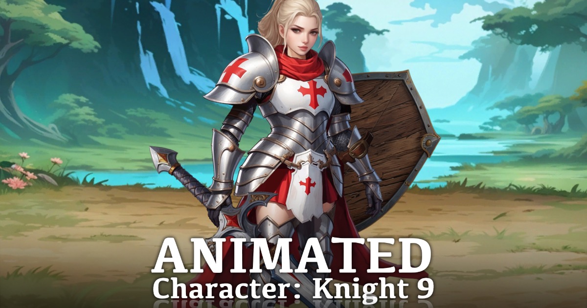 2d Unity Knight Animated 2D Character - Knight 9 (Spine) | 2D Characters | Unity Asset ...