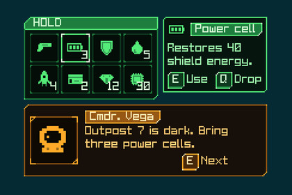 Pixel UI Sci-Fi - HUD Kit & 120 Icons