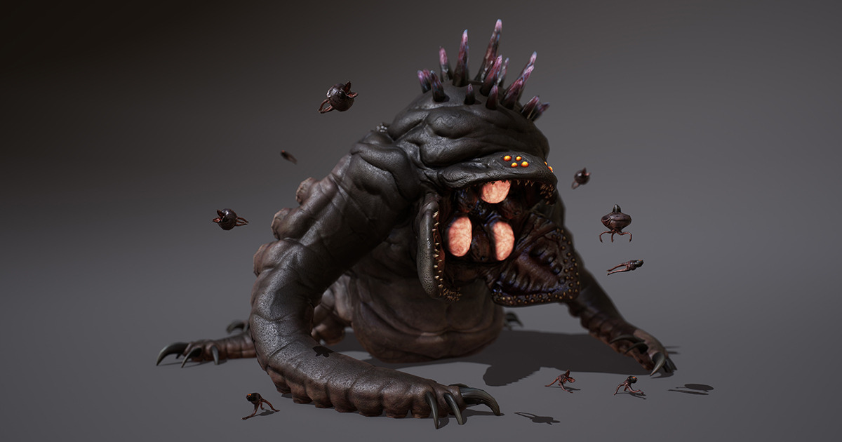 SCI FI: KING SPAWN | 3D Creatures | Unity Asset Store