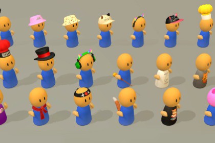 Bean-Style Avatars: The Ultimate Character & Outfit Pack