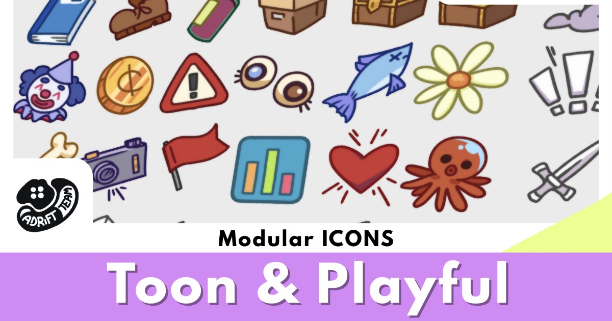 Toon & Playful Icons - Lite Pack | 2D Icons | Unity Asset Store