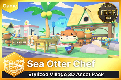 Sea Otter Chef(UModeler X)