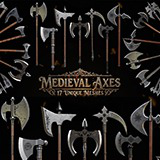 Medieval Axes – Realistic Weapon Pack Vol. 1