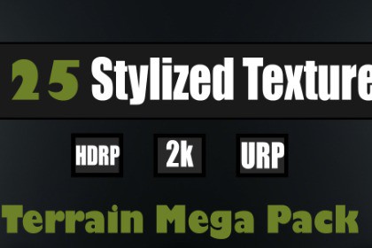 Stylized Terrain Textures Mega Pack