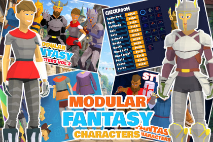 Stylized Fantasy Characters Pack