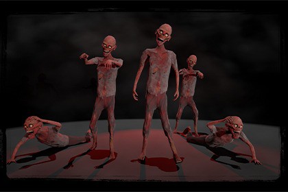 Zombie 1 (Low Poly)