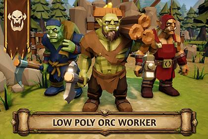 Low Poly Orc Worker