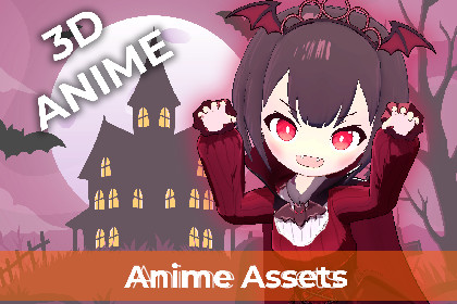 Cute Chibi Vampire Anime Character
