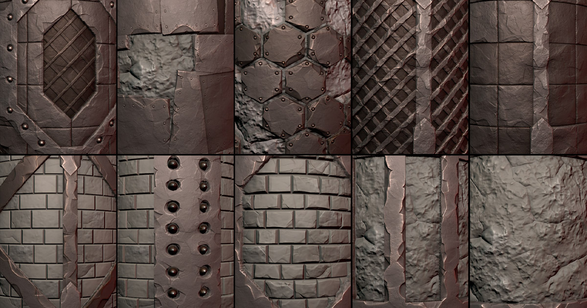 Another Stylized Material Collection 7 | 2D Textures & Materials ...