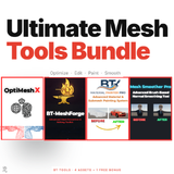 BT-Ultimate Mesh Tools Bundle: Optimize, Edit, Paint & More ! All-in-one