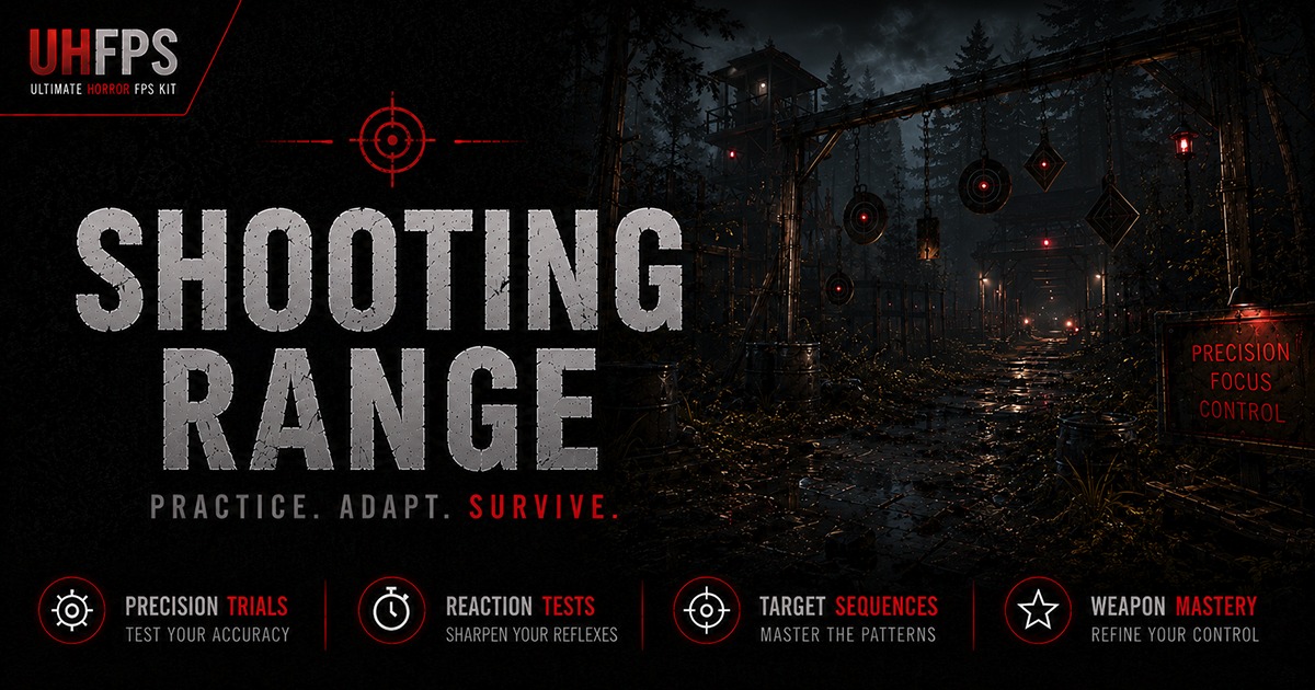 Shooting Range for Ultimate Horror FPS Kit | Utilities Tools | Unity ...