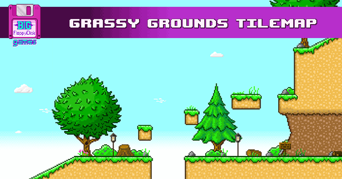 Grassy Grounds Tilemap | 2D Environments | Unity Asset Store