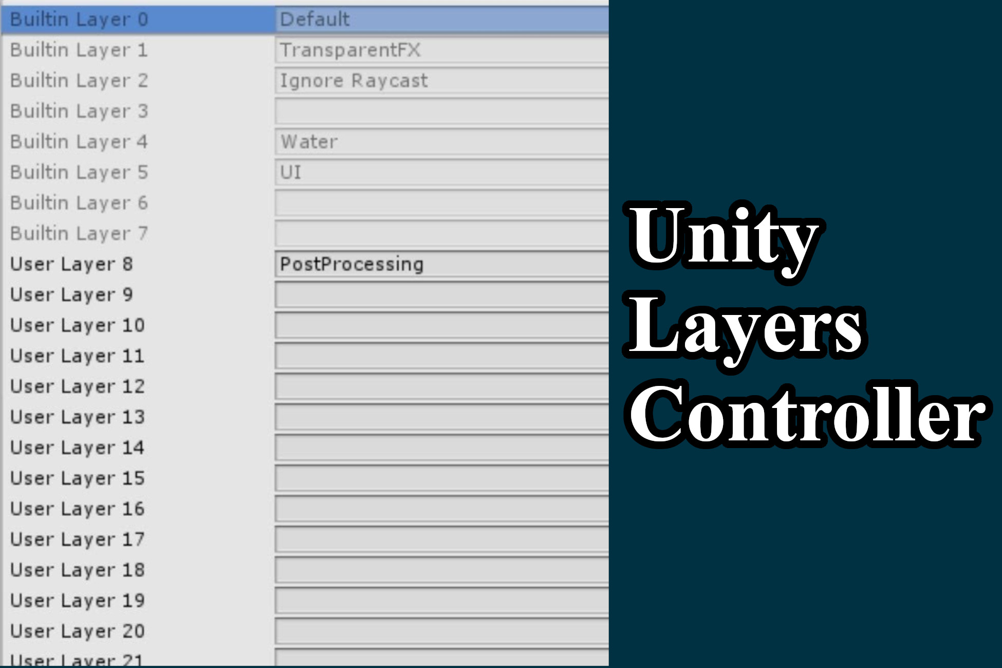 Unity Layers Controller | Camera | Unity Asset Store
